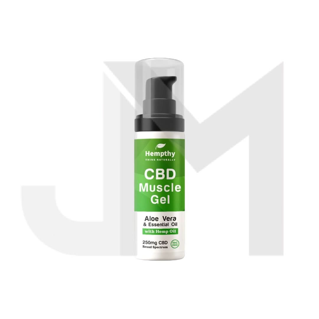 Hempthy 250mg Broad Spectrum CBD Muscle Gel - 50g