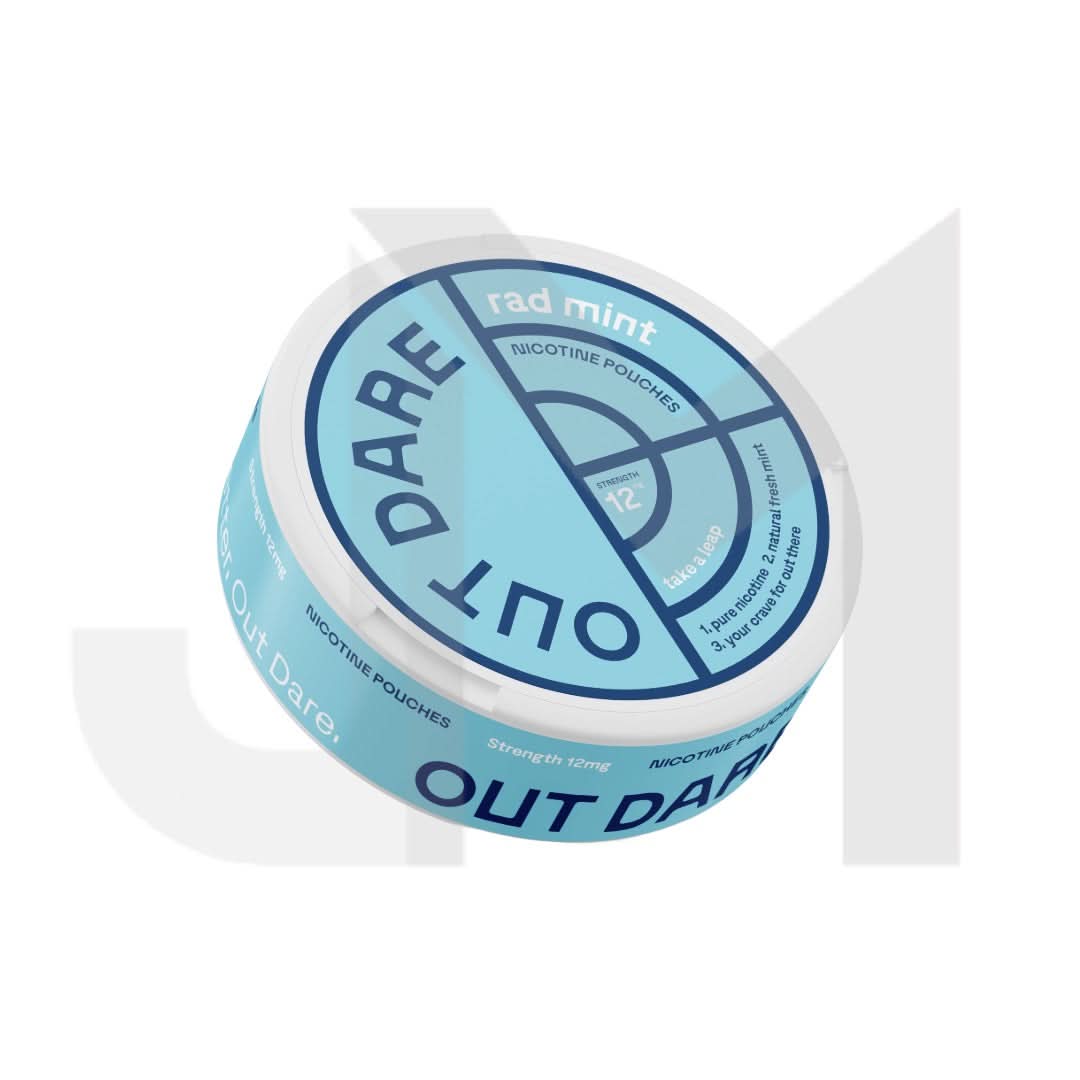 12mg OUTDARE Rad Mint Nicotine Pouch - 20 Pouches