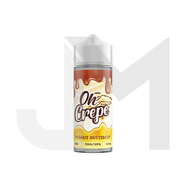 0mg Oh Crepe 100ml Shortfill (70VG/30PG)