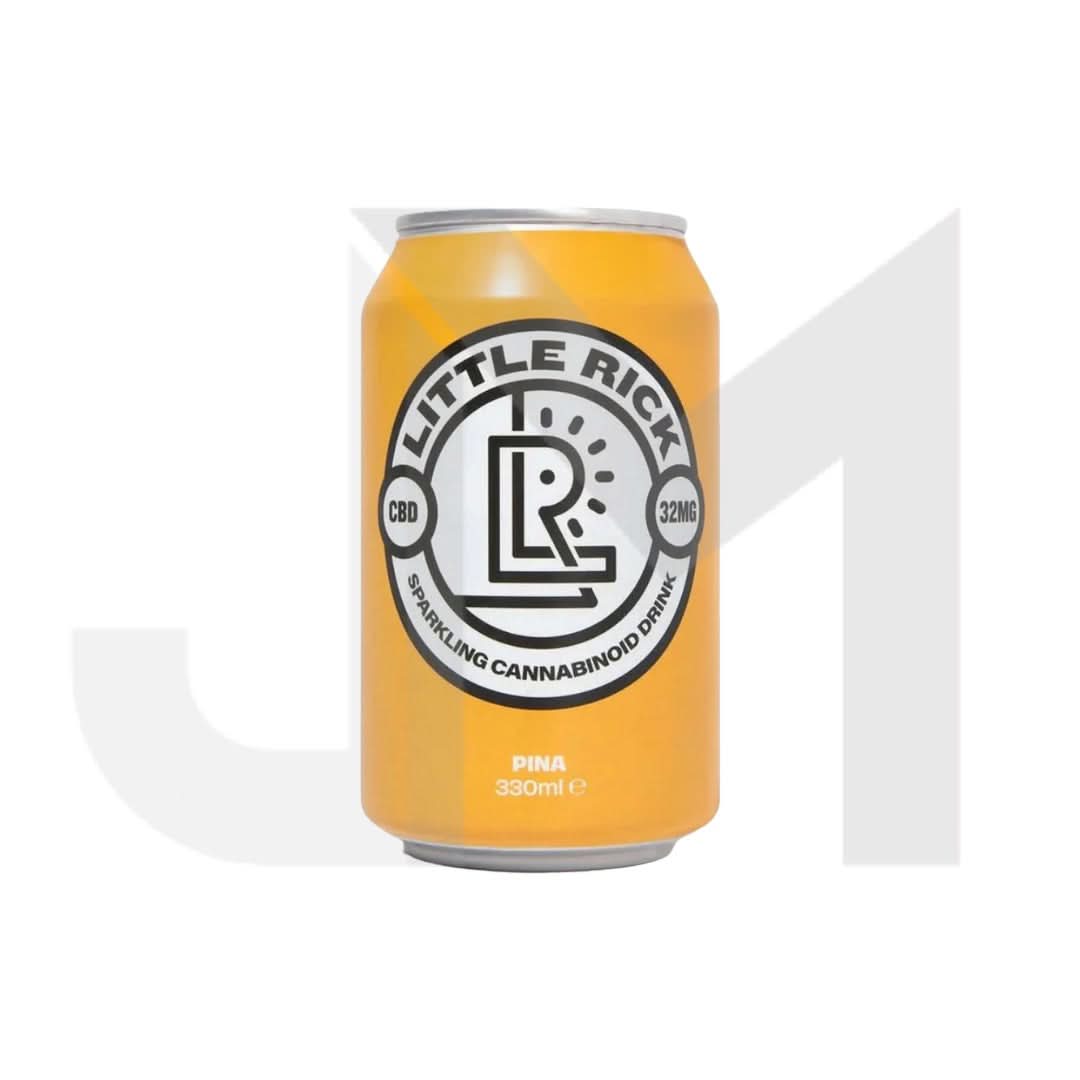 24 x Little Rick 32mg CBD Sparkling 330ml Pina