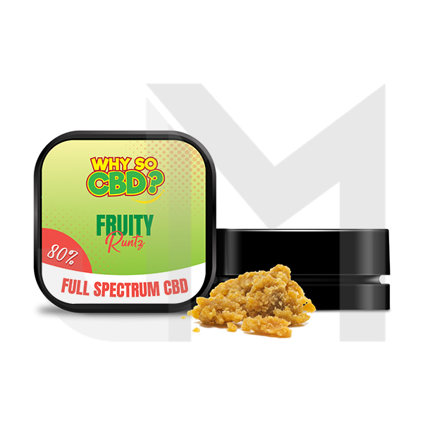 Why So CBD? 80% Full Spectrum CBD Crumble 5g