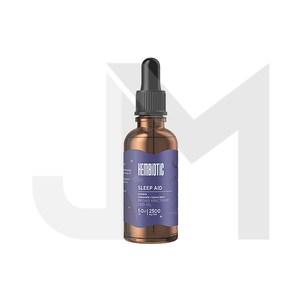 Hembiotic 2500mg Broad-Spectrum Bulk Functional CBD Oil - 50ml