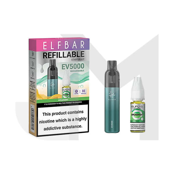 Elf Bar EV5000 Disposable Pod Kit + 20mg ElfLiq Salt