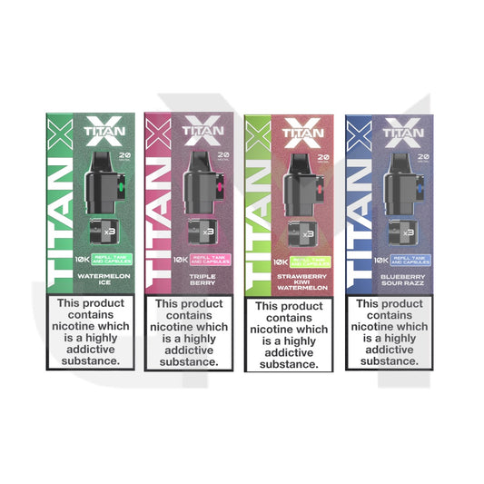 20mg Titan X 10k Puff Prefilled Pods