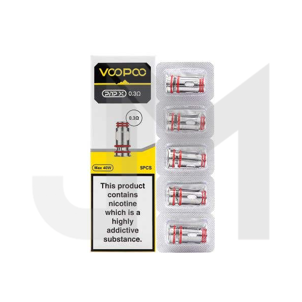 VooPoo PnP X Replacement Coils (0.15Ohm/0.2Ohm/0.3Ohm/0.6Ohm)