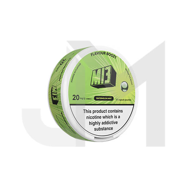 20mg MI3 Boozt Nicotine Pouches - 15 Pouches