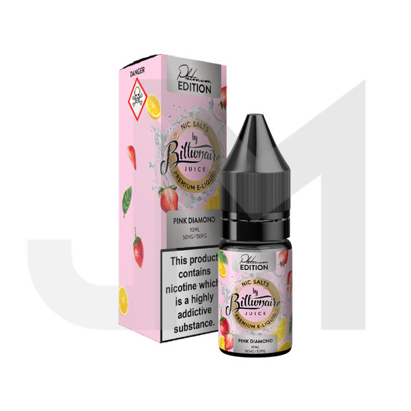 10mg Billionaire Juice Platinum Edition 10ml Nic Salts (50VG/50PG)