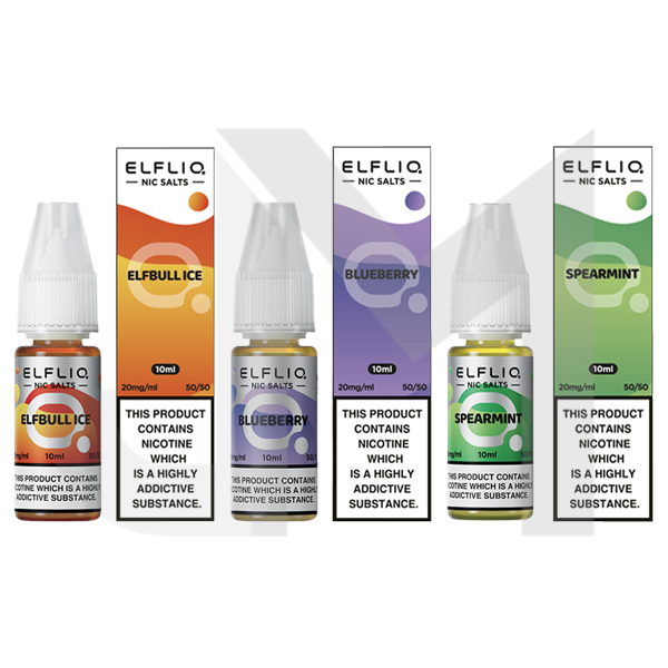 10mg ELFLIQ By Elf Bar 10ml Nic Salt (50VG/50PG) - Stoptober Special Offer!
