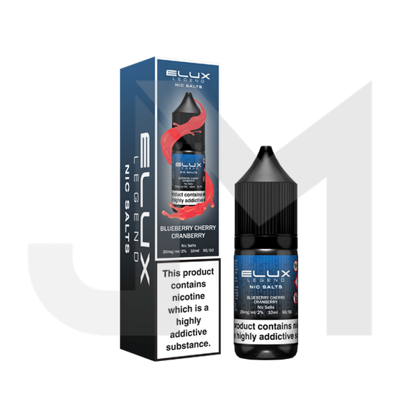 10mg Elux Legend 10ml Nic Salts (50VG/50PG) - Stoptober Special Offer!