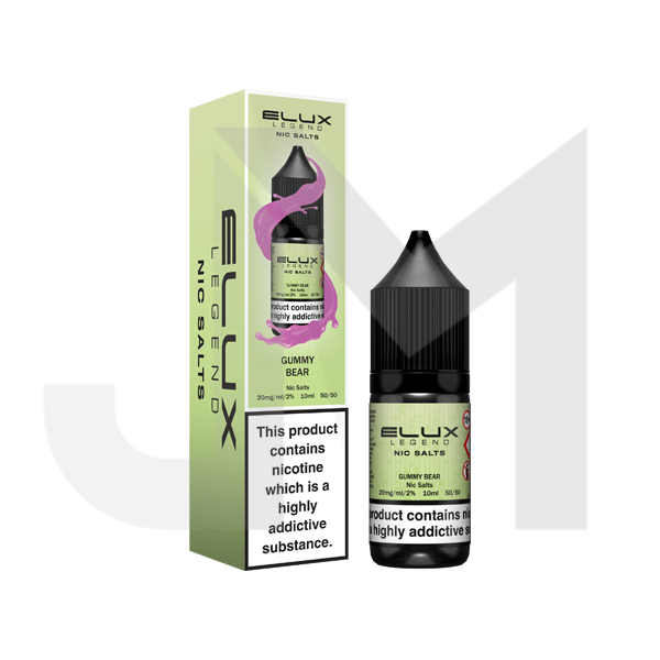 10mg Elux Legend 10ml Nic Salts (50VG/50PG) - Stoptober Special Offer!
