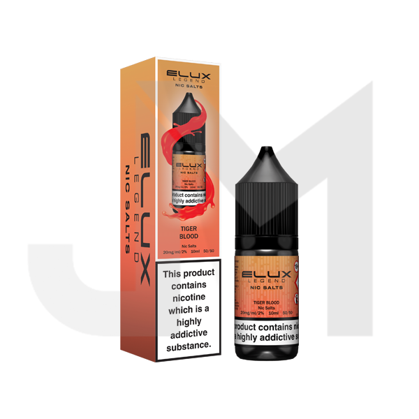 10mg Elux Legend 10ml Nic Salts (50VG/50PG) - Stoptober Special Offer!