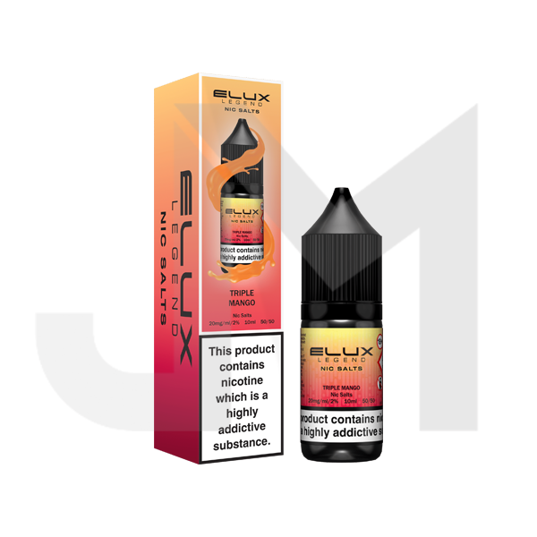 10mg Elux Legend 10ml Nic Salts (50VG/50PG) - Stoptober Special Offer!