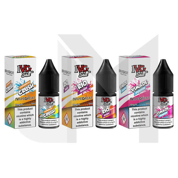 10mg IVG Drinks Salts 10ml Nic Salts (50VG/50PG)