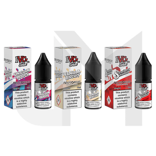 10mg IVG Salt 10ml Nic Salts (50VG/50PG)