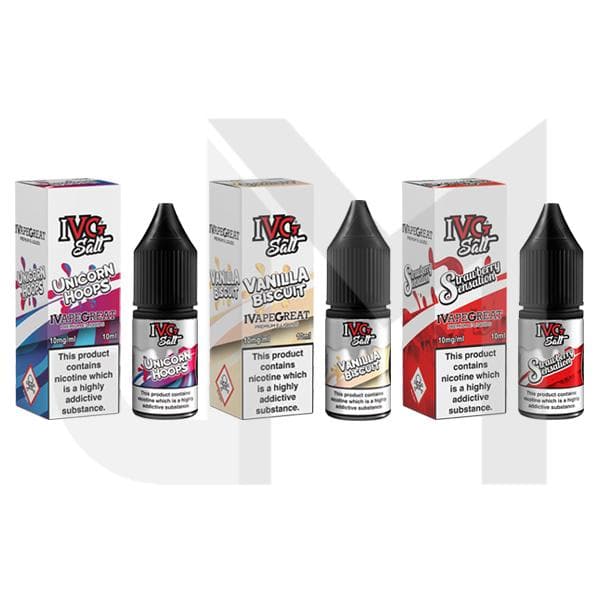 20mg IVG Salt 10ml Nic Salts (50VG/50PG)