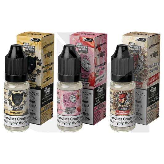 10mg The Panther Series Desserts By Dr Vapes 10ml Nic Salt (50VG/50PG)