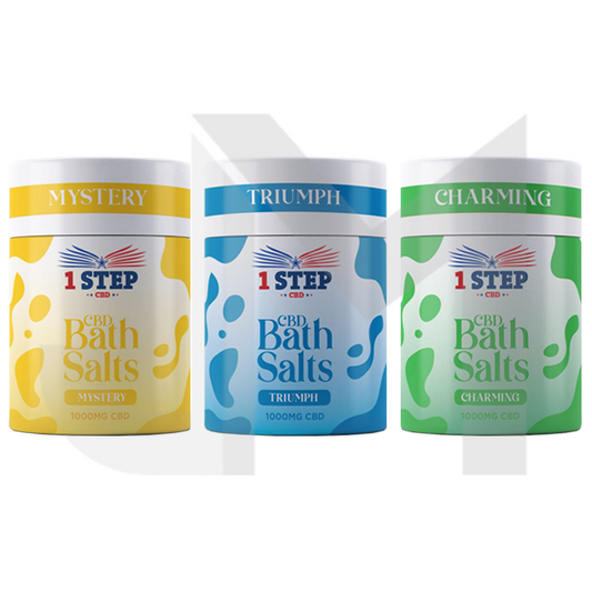 1 Step CBD 1000mg CBD Bath Salts - 500g (BUY 1 GET 1 FREE)