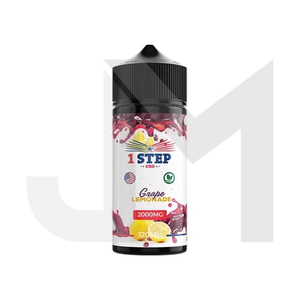 1 Step CBD 2000mg CBD E-liquid 120ml (BUY 1 GET 1 FREE)