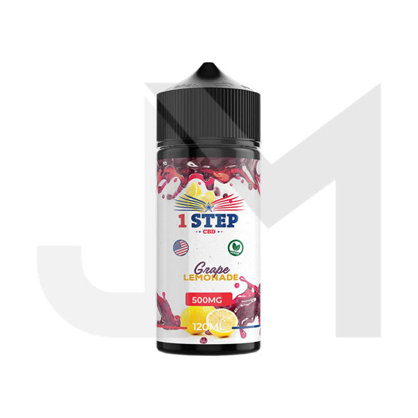 1 Step CBD 500mg CBD E-liquid 120ml (BUY 1 GET 1 FREE)