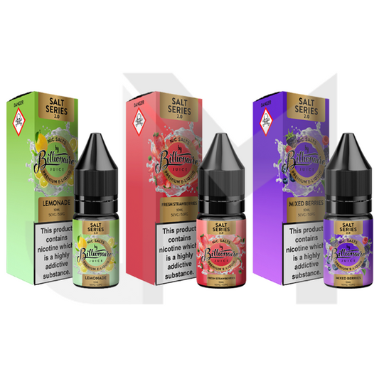 20mg Billionaire Juice Salt Series 2.0 10ml Nic Salts (50VG/50PG)