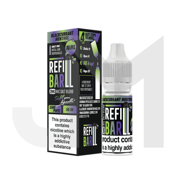 20mg Refill Bar Salts 10ml Nic Salts (50VG/50PG)