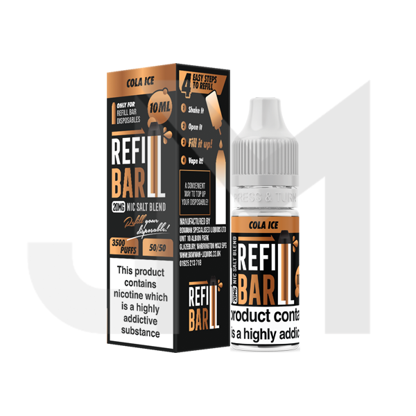 20mg Refill Bar Salts 10ml Nic Salts (50VG/50PG)