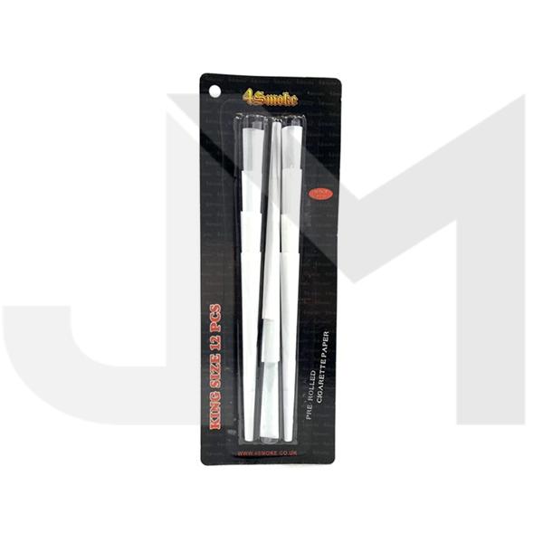 4Smoke King Size 12 piece Blisters Pre-rolled Rolling Paper
