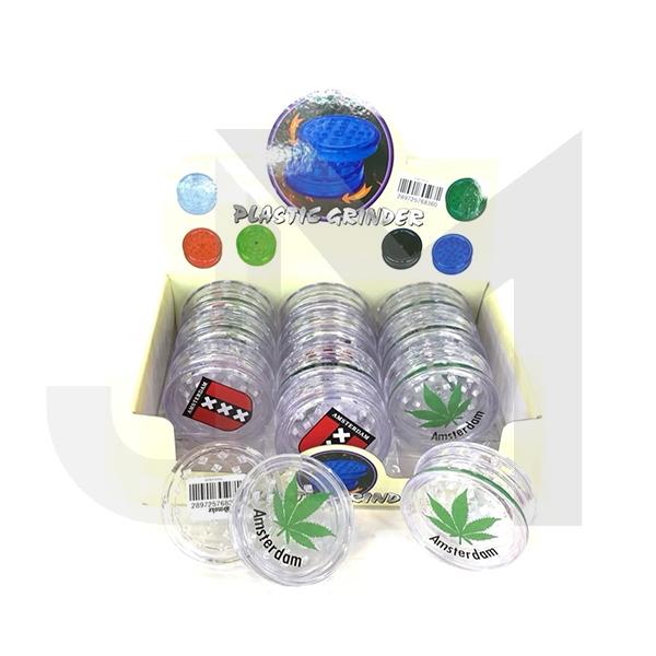 12 x 2 Parts 4Smoke Plastic Grinder - HX033A