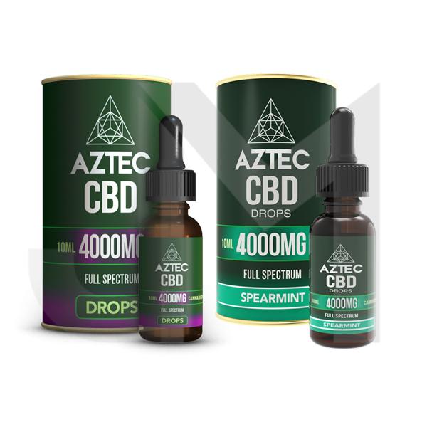 Aztec CBD Full Spectrum Hemp Oil 4000mg CBD 10ml