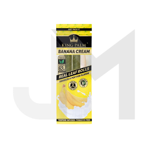 2 King Palm Flavoured Slim 1.5G Rolls