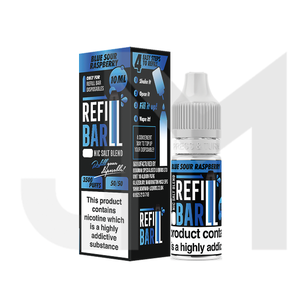 10mg Refill Bar Salts 10ml Nic Salts (50VG/50PG)