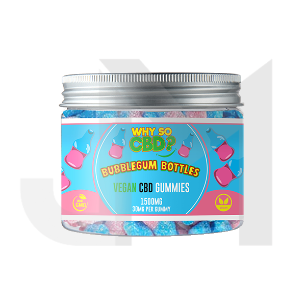 Why So CBD? 1500mg Broad Spectrum CBD Small Vegan Gummies - 11 Flavours