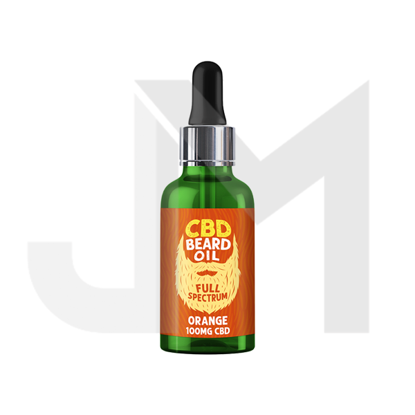 CBD Embrace 100mg Full Spectrum CBD Orange Beard Oil - 30ml