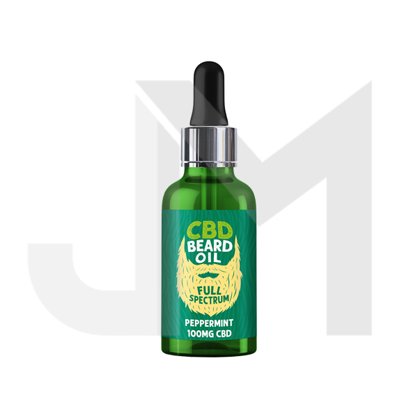 CBD Embrace 100mg Full Spectrum CBD Peppermint Beard Oil - 30ml