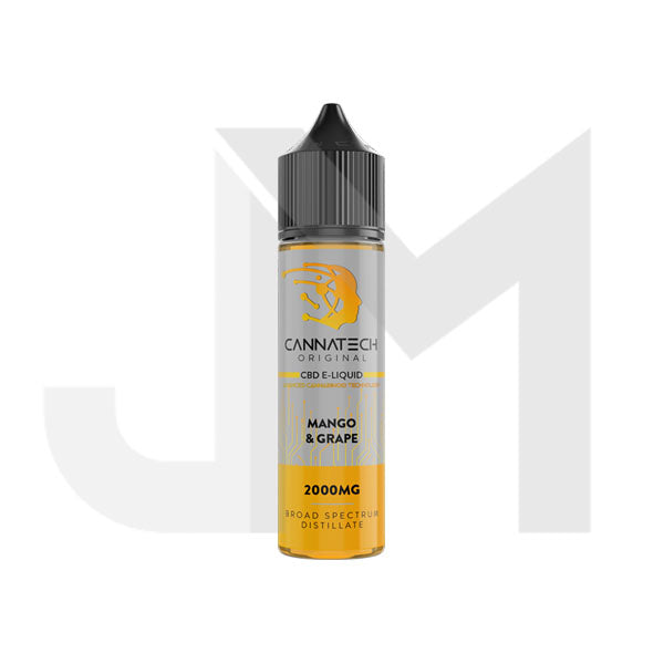Cannatech 2000mg Broad Spectrum CBD E-liquid 50ml