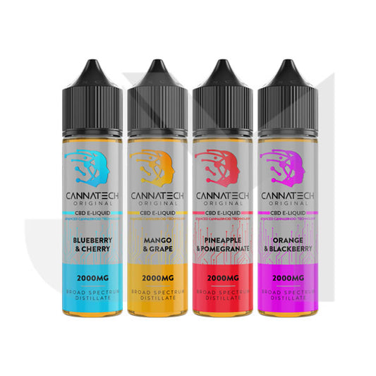 Cannatech 2000mg Broad Spectrum CBD E-liquid 50ml