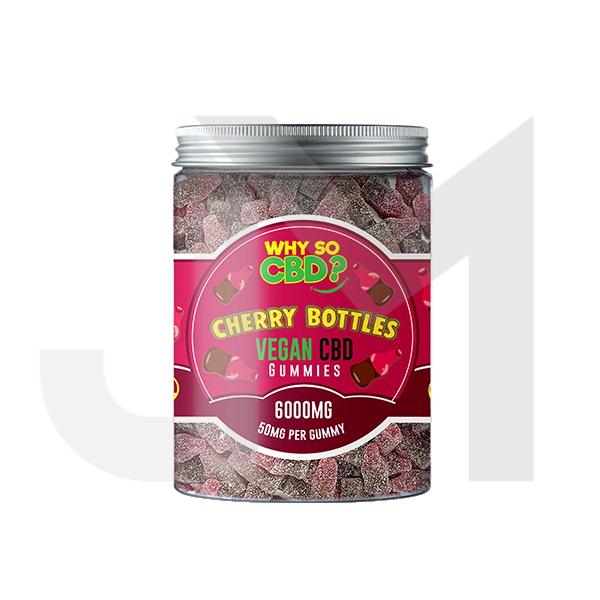 Why So CBD? 6000mg Broad Spectrum CBD Large Vegan Gummies - 11 Flavours