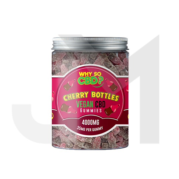 Why So CBD? 4000mg Broad Spectrum CBD Large Vegan Gummies - 11 Flavours