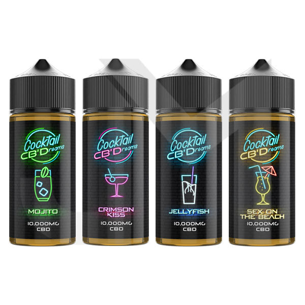 Cocktail CB'Dreams 10000mg CBD E-liquid 120ml (70PG/30VG)
