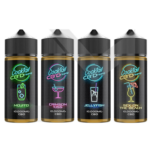 Cocktail CB'Dreams 10000mg CBD E-liquid 120ml (70PG/30VG)