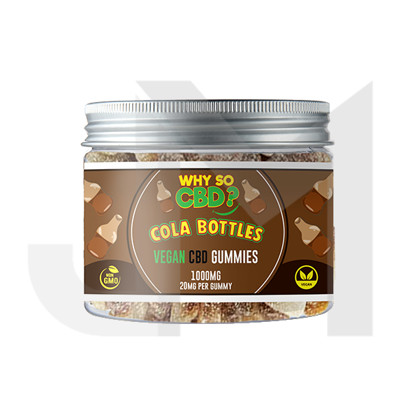 Why So CBD? 1000mg Broad Spectrum CBD Small Vegan Gummies - 11 Flavours