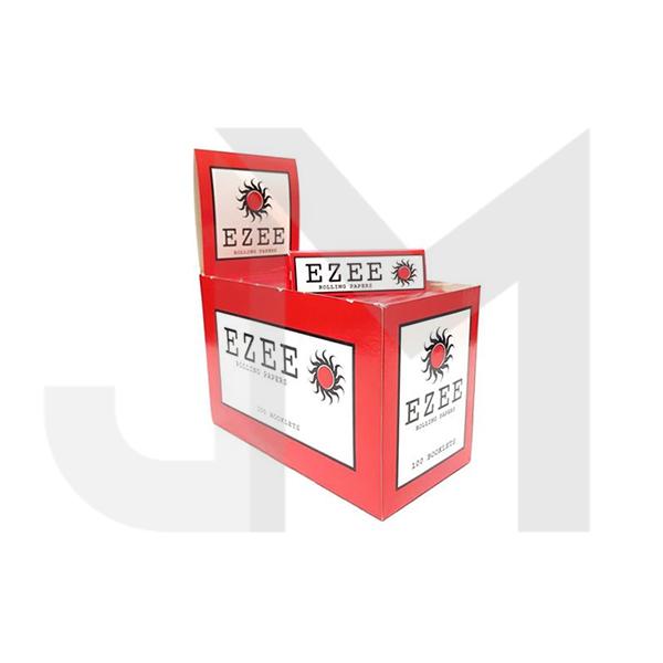 100 Ezee Red Cut Corner Regular Rolling Papers