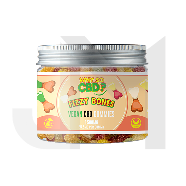 Why So CBD? 1500mg Broad Spectrum CBD Small Vegan Gummies - 11 Flavours