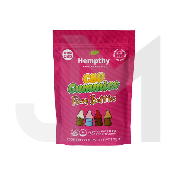 Hempthy 300mg CBD Gummies 30 Ct Pouch