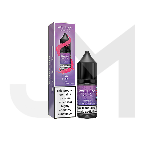 10mg Elux Legend 10ml Nic Salts (50VG/50PG) - Stoptober Special Offer!