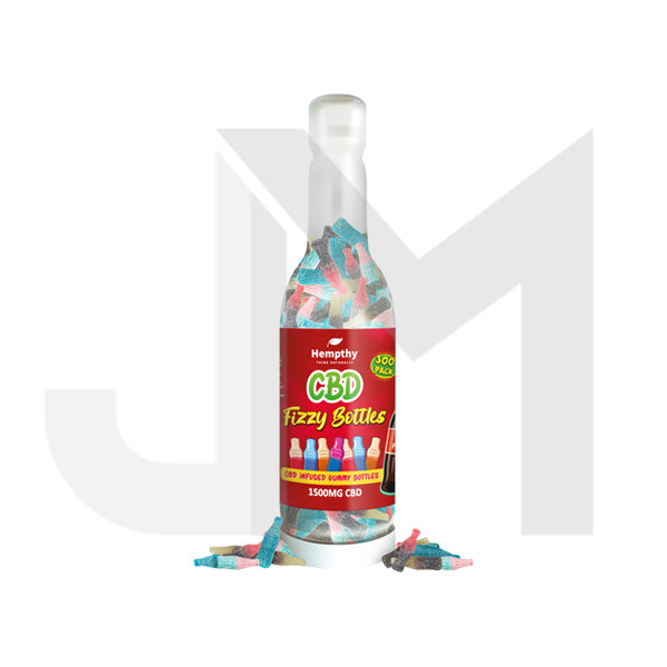 Hempthy 1500mg CBD Fizzy Bottles Gummy Mix - 300 Pieces