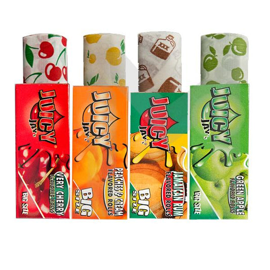 24 Juicy Jay Big Size Flavoured 5M Rolls - Full Box