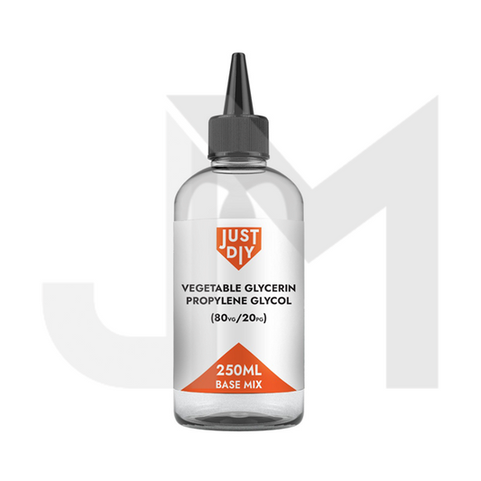 Just DIY Highest Grade 250ml Base Mix DIY E-liquid Concentrate (80VG/20PG)