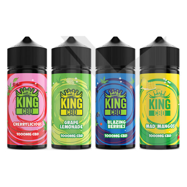 King CBD 1000mg CBD E-liquid 120ml (80VG/20PG) (BUY 1 GET 1 FREE)