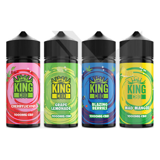 King CBD 1000mg CBD E-liquid 120ml (80VG/20PG) (BUY 1 GET 1 FREE)